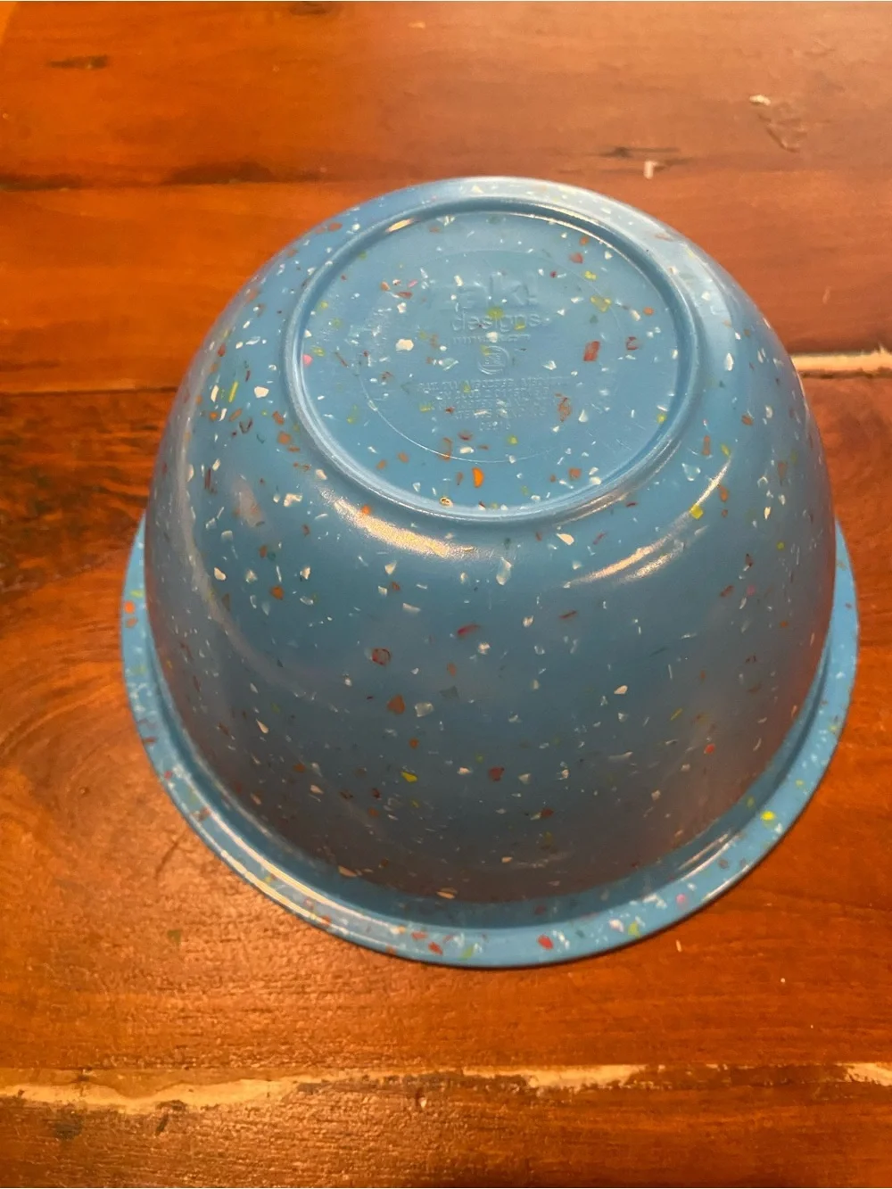 Zak Blue Confetti  Mixing Bowl